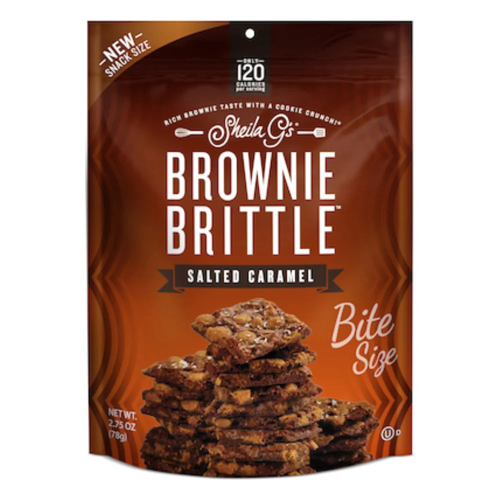 Sheila G's Salted Caramel Brownie Brittle, 2.75 Ounce — 8 Per Case