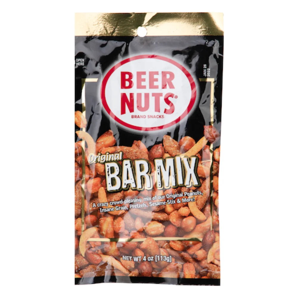 Beer Nuts Original Bar Mix, 4 Ounce — 12 Per Case