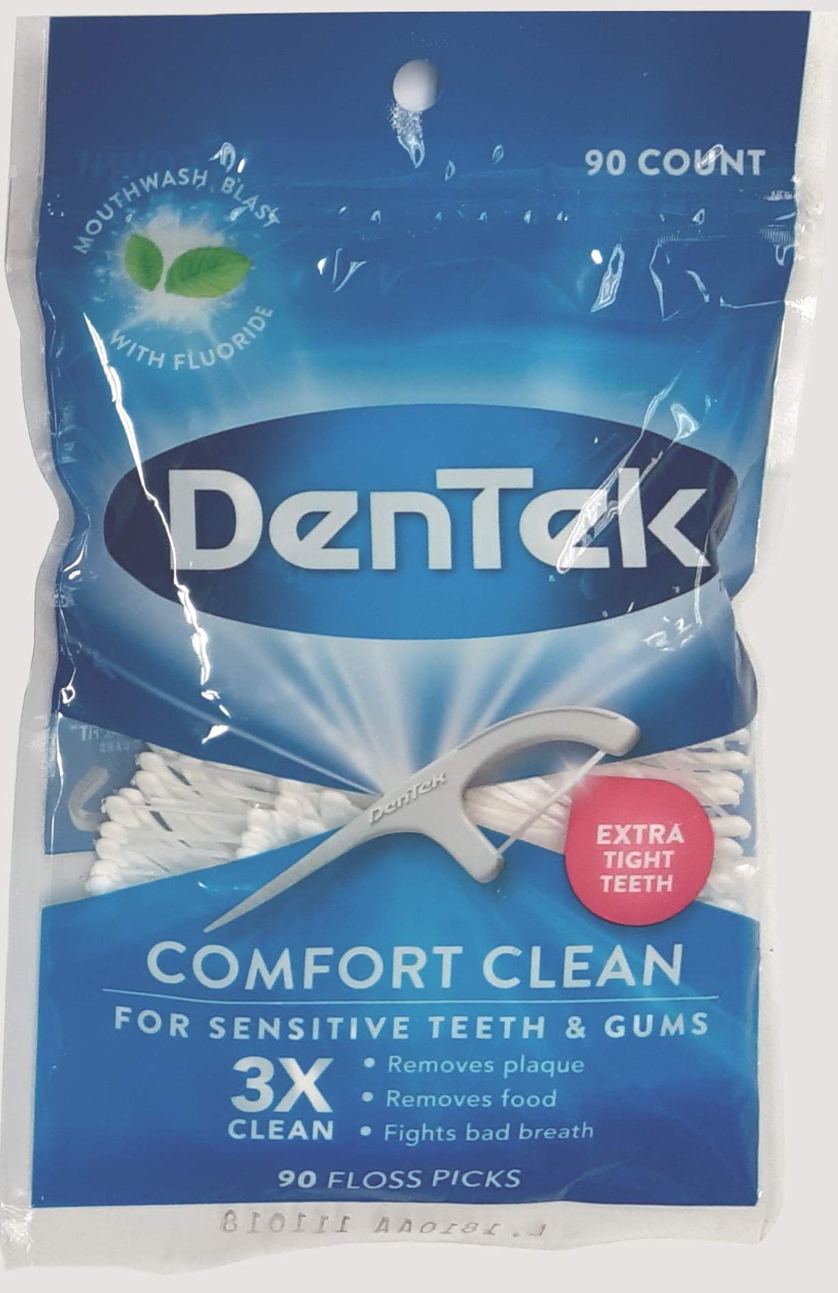 DenTek Mint Flossers, 90 Count — 72 Per Case