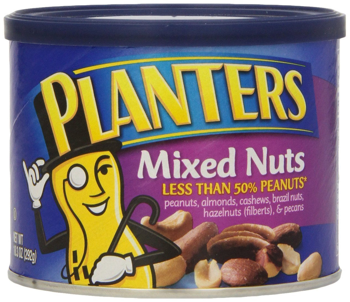 Planters Mixed Nuts Canister (10.3 oz, 2 Pack)/12pk