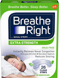 Breathe Right Extra Strength Nasal Strips Clear (78 Count)/24pk