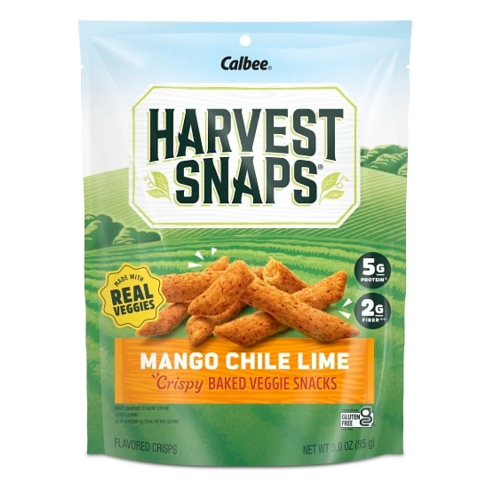 Harvest Snaps Mango Chile Lime Lentil Crisps, 3 Ounce — 12 Per Case