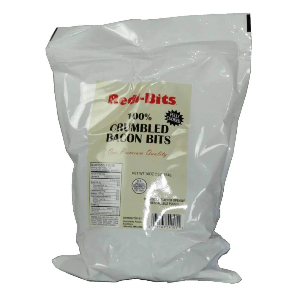 RYT-WAY Bacon Bits Pure Salad Topping Bulk, 1 Pound — 6 Per Case