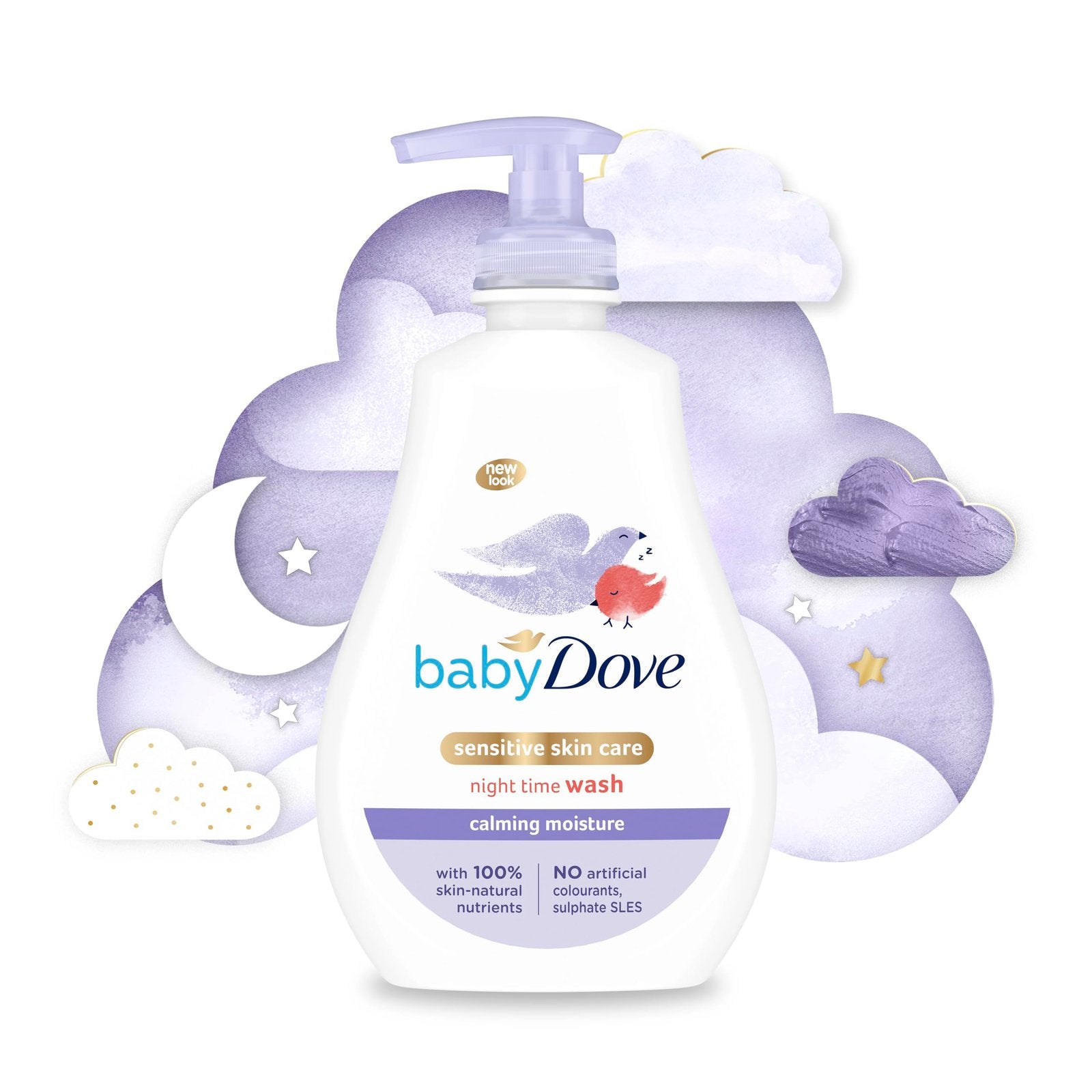 Baby Dove Night Time Wash Calming Moisture (13.52 oz, 3-pack)/4pk