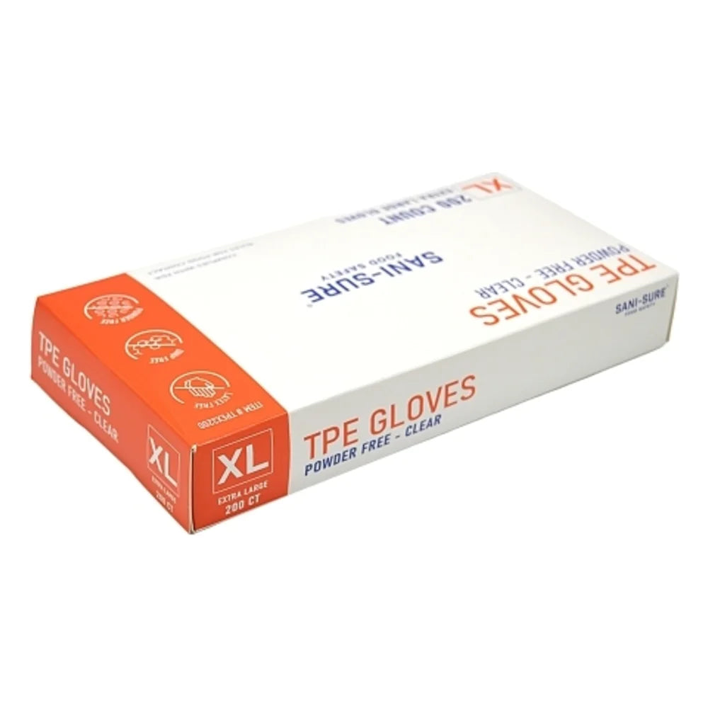 Sani-Sure Thermoplastic Elastomer Extra Large Glove, 200 Count — 16 Per Case