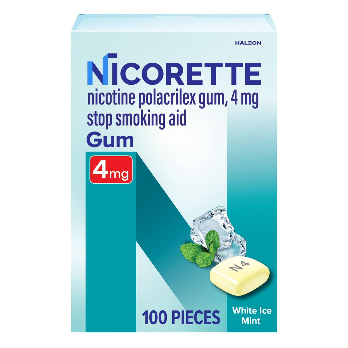 Nicorette Gum (100 Count)/12pk