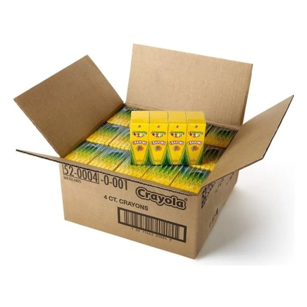 Crayola Crayon In Tuck Box, 4 Count — 360 Per Case