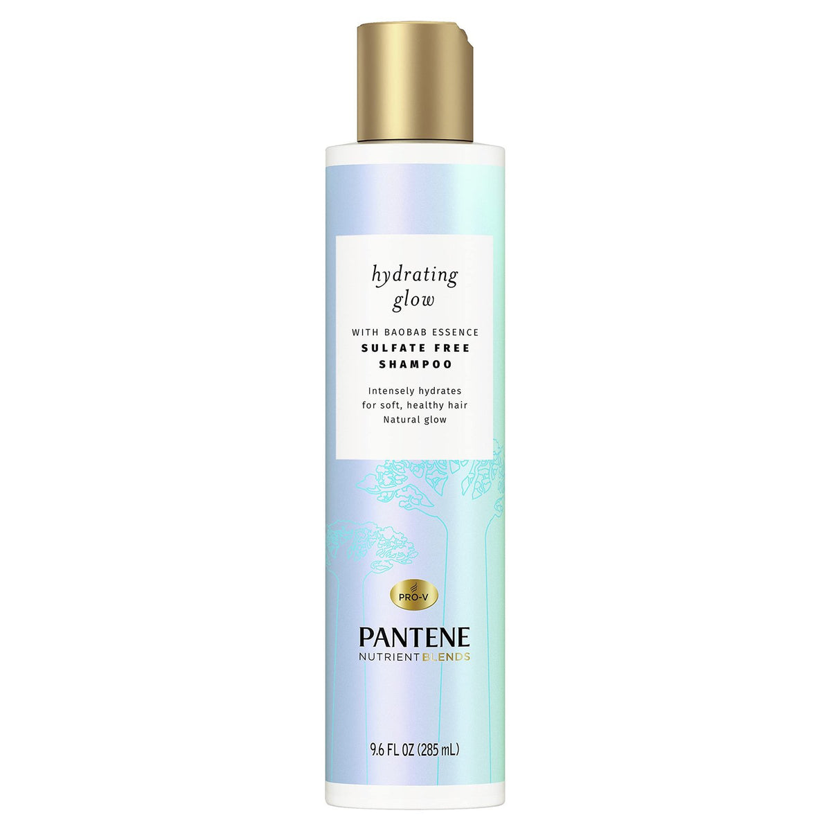 Pantene Hydrating Glow Shampoo Baobab Essence (9.6 oz)/4pk