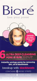 Biore Ultra Deep Nose Strips (6 ct, 3 pk)/12pk