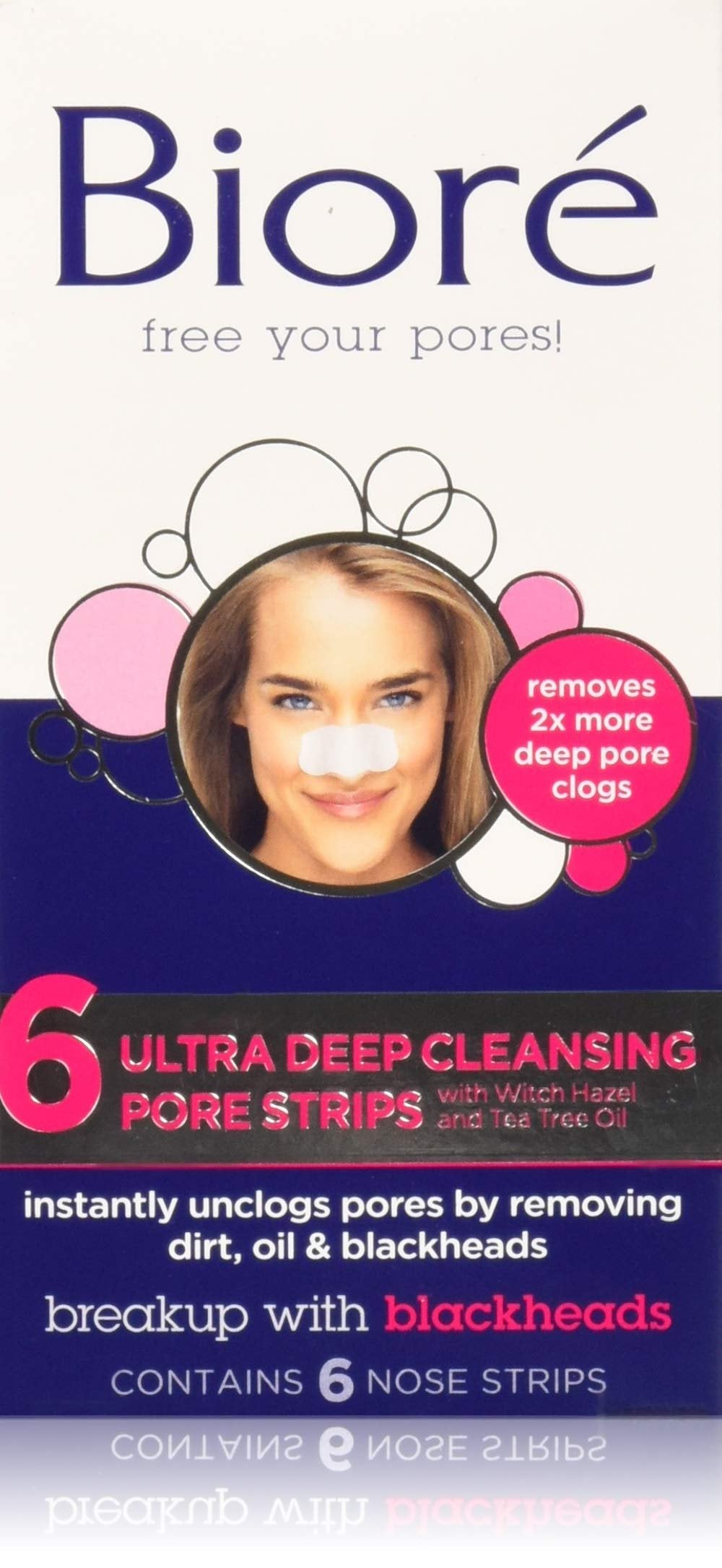 Biore Ultra Deep Nose Strips (6 ct, 3 pk)/12pk