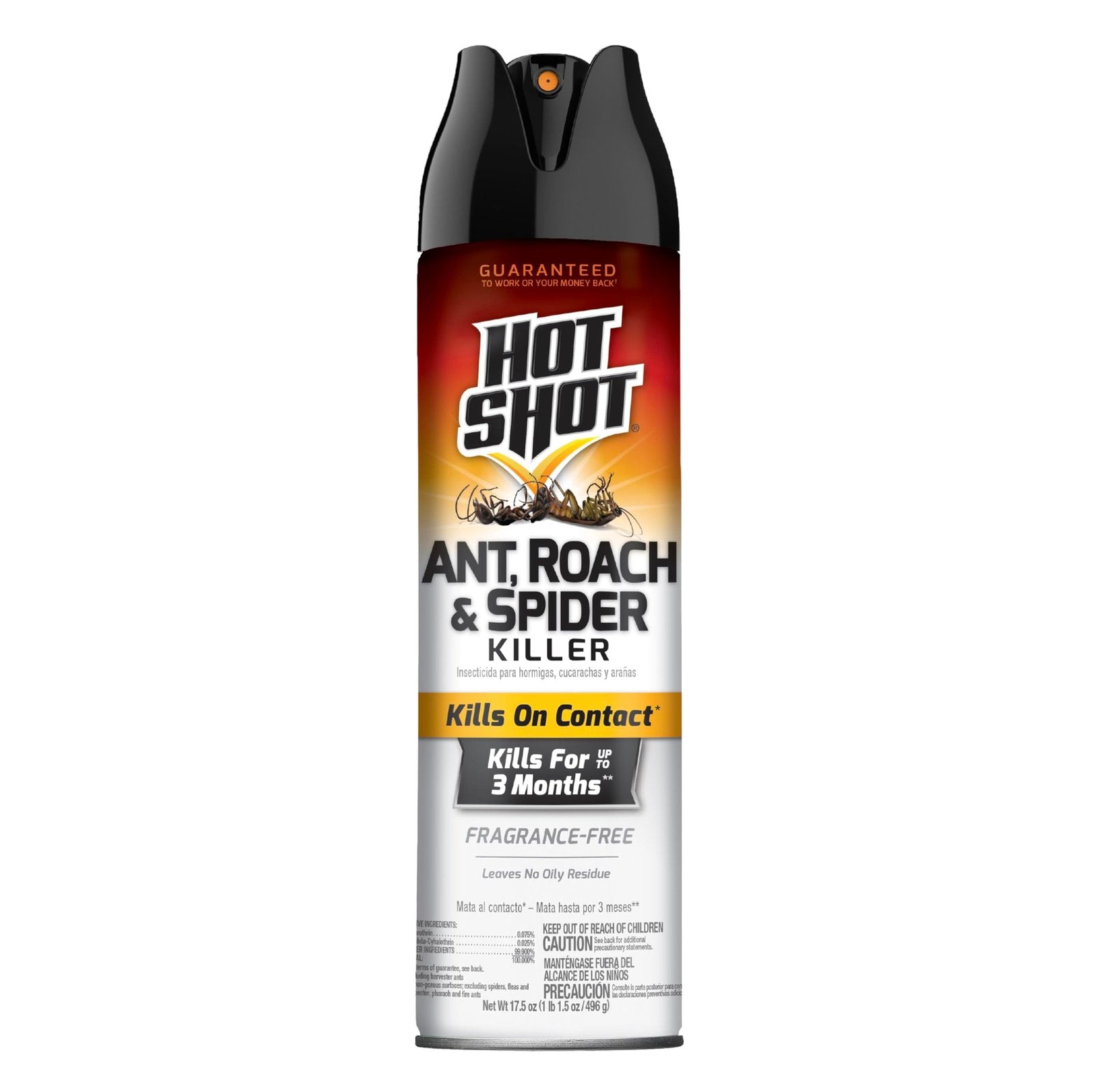 Hot Shot Ant, Roach & Spider Killer Fragrance-Free (17.5 oz)/12pk