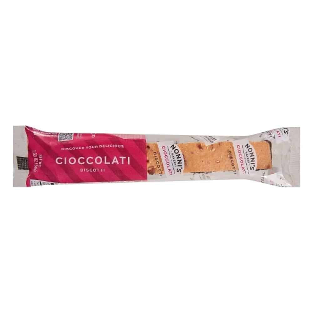 Nonni's Bakery Biscotti Cioccolati, 1.33 Ounce — 48 Per Case