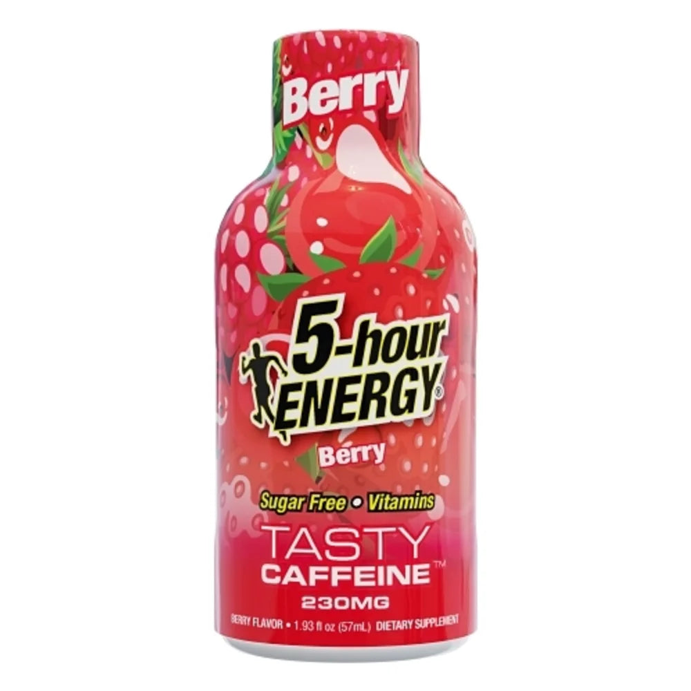 5-Hour Energy Shot Extra Strength Berry, 1.93 Fluid Ounce — 2592 Per Case