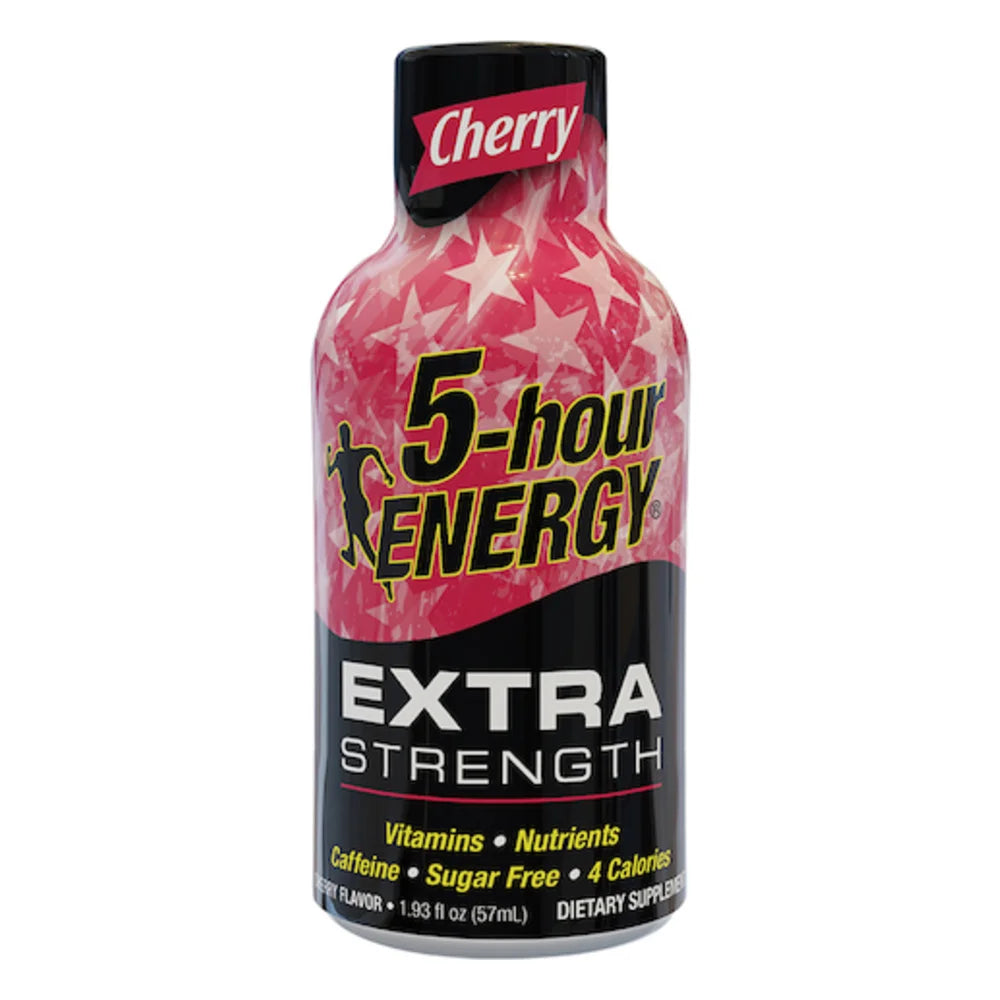 5-Hour Energy Shot Extra Strength Cherry, 1.93 Fluid Ounce — 216 Per Case