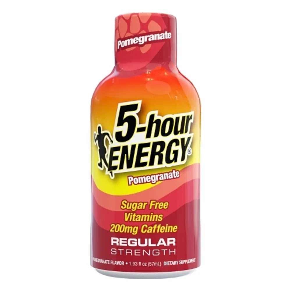 5-Hour Energy Shot Regular Strength Pomegranate, 1.93 Fluid Ounce — 216 Per Case