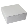 Boxit White Lock Corner Bakery Box, 10 Inch X 10 Inch X 4 Inch — 100 Per Case