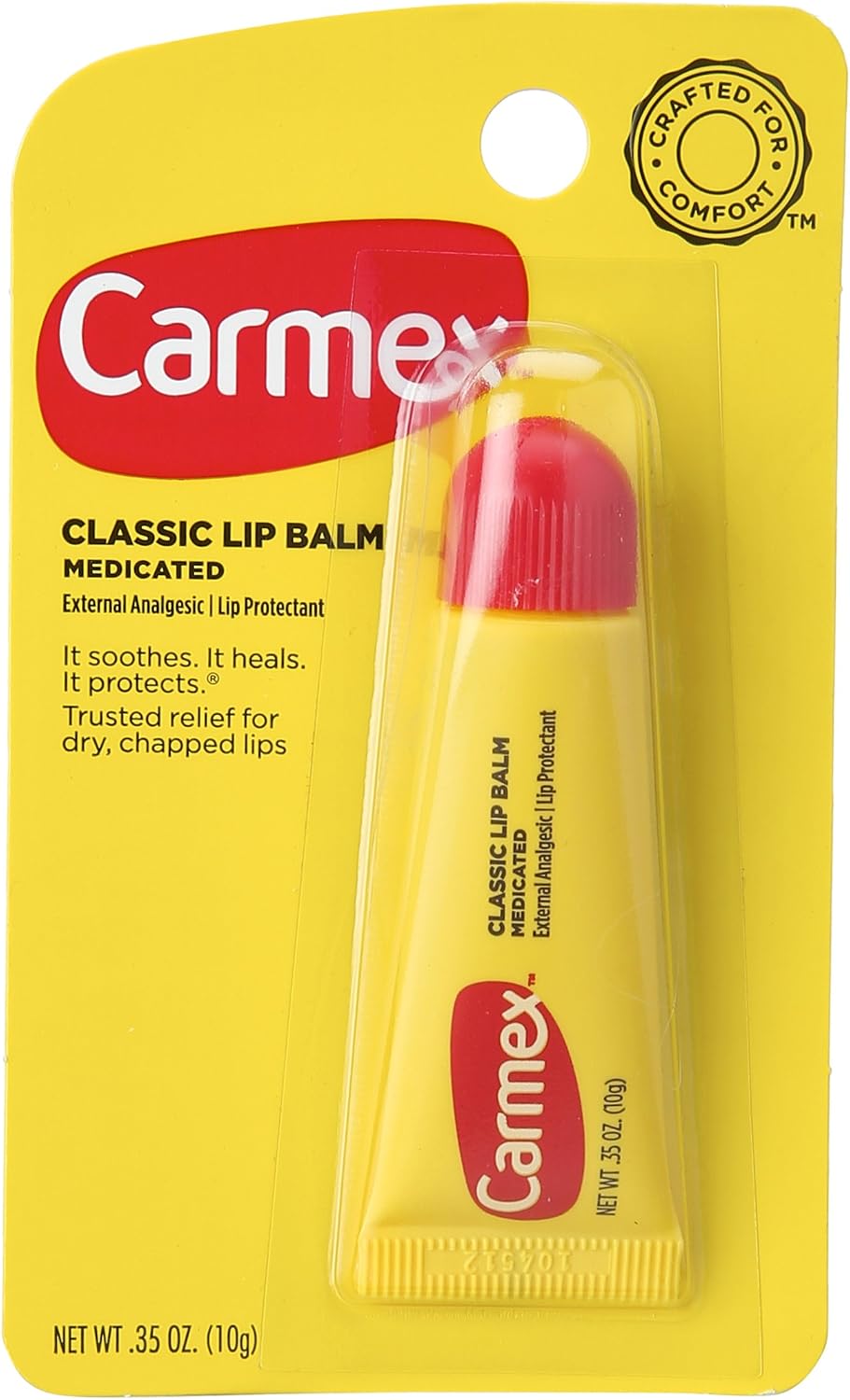 Carmex Squeeze Tube Carded, 0.35 oz — 144 Per Case