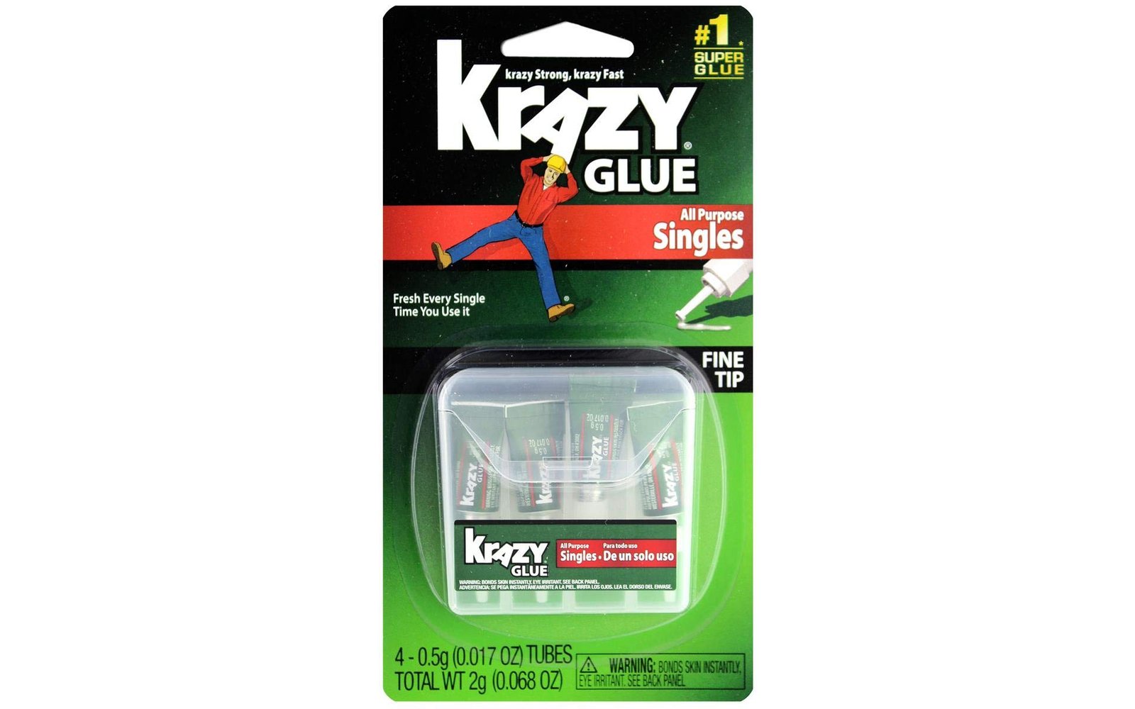 Krazy Glue Single-Use Tubes (Multi-Pack)/48pk