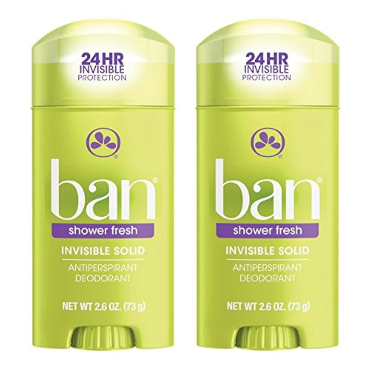 Ban Deodorant Shower Fresh (2.6 oz, Pack of 2)/12pk