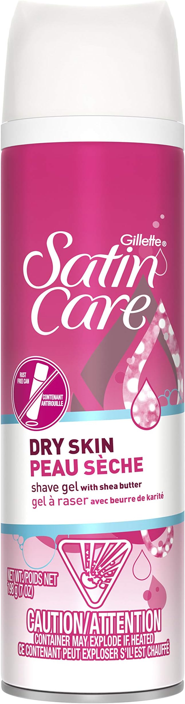 Satin Care Gel 7 oz Dry Skin — Case of 12