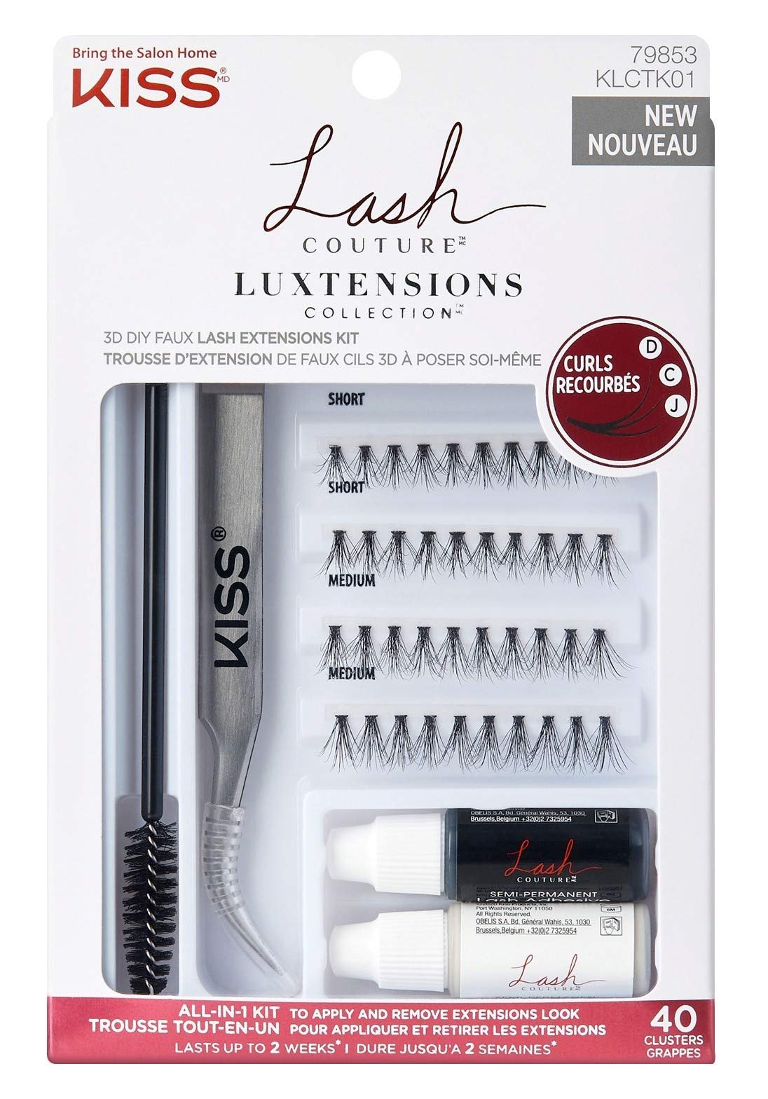 Kiss Luxtensions Lash Kit (2 pk)/36pk
