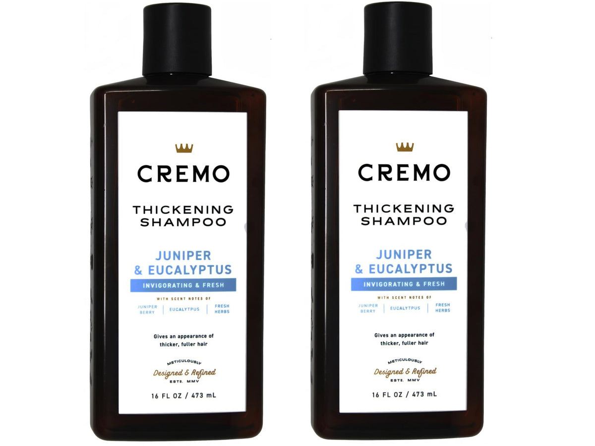 Cremo Thickening Shampoo Juniper & Eucalyptus (16 oz, 2-pack)/12pk