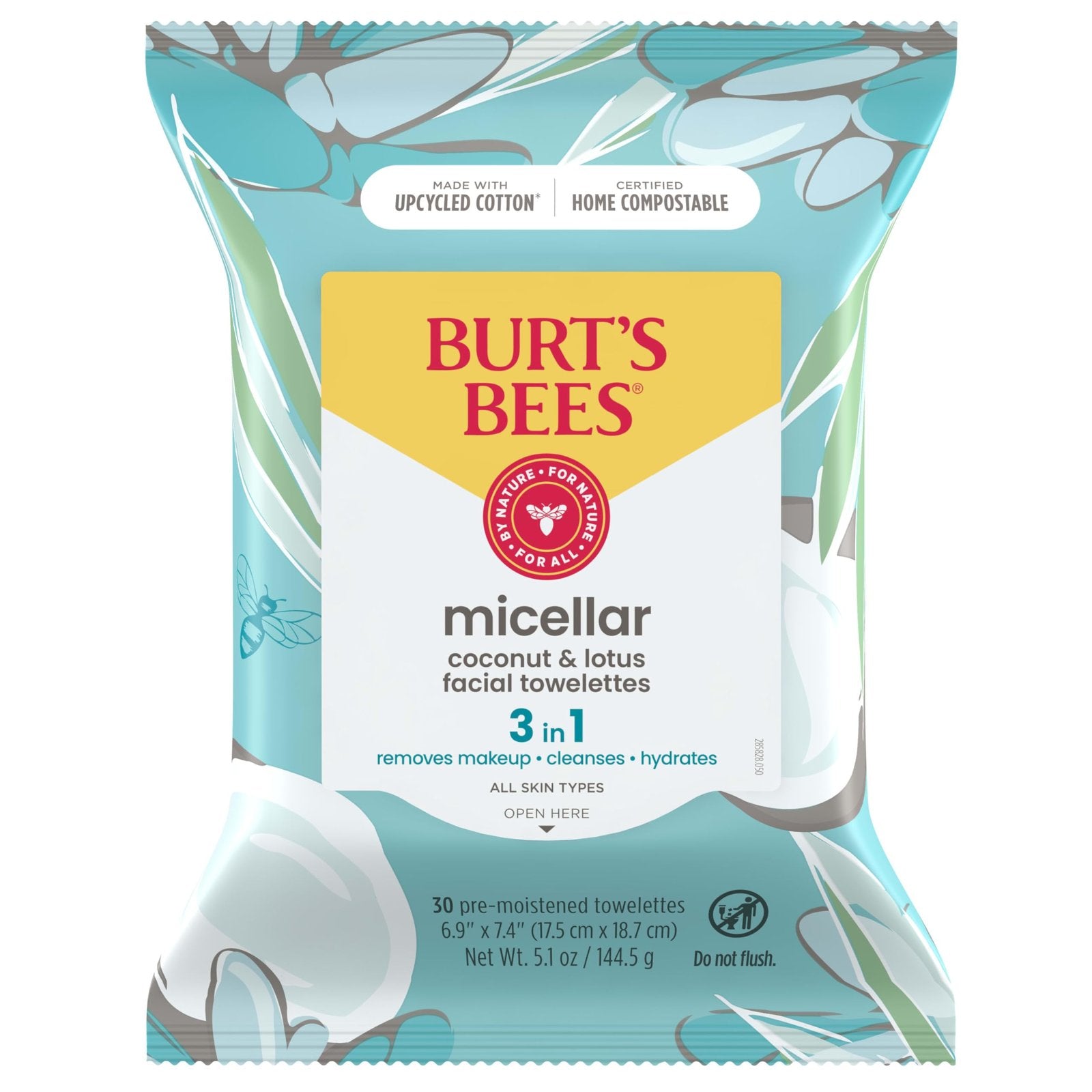 Burt's Bees Micellar Facial Towelettes (30 ct)/12pk