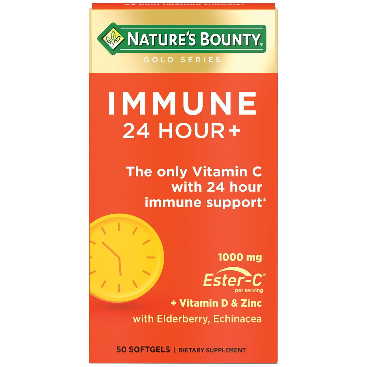 Nature’s Bounty Immune 24 Hour+ Vitamin C (50 ct)/12pk