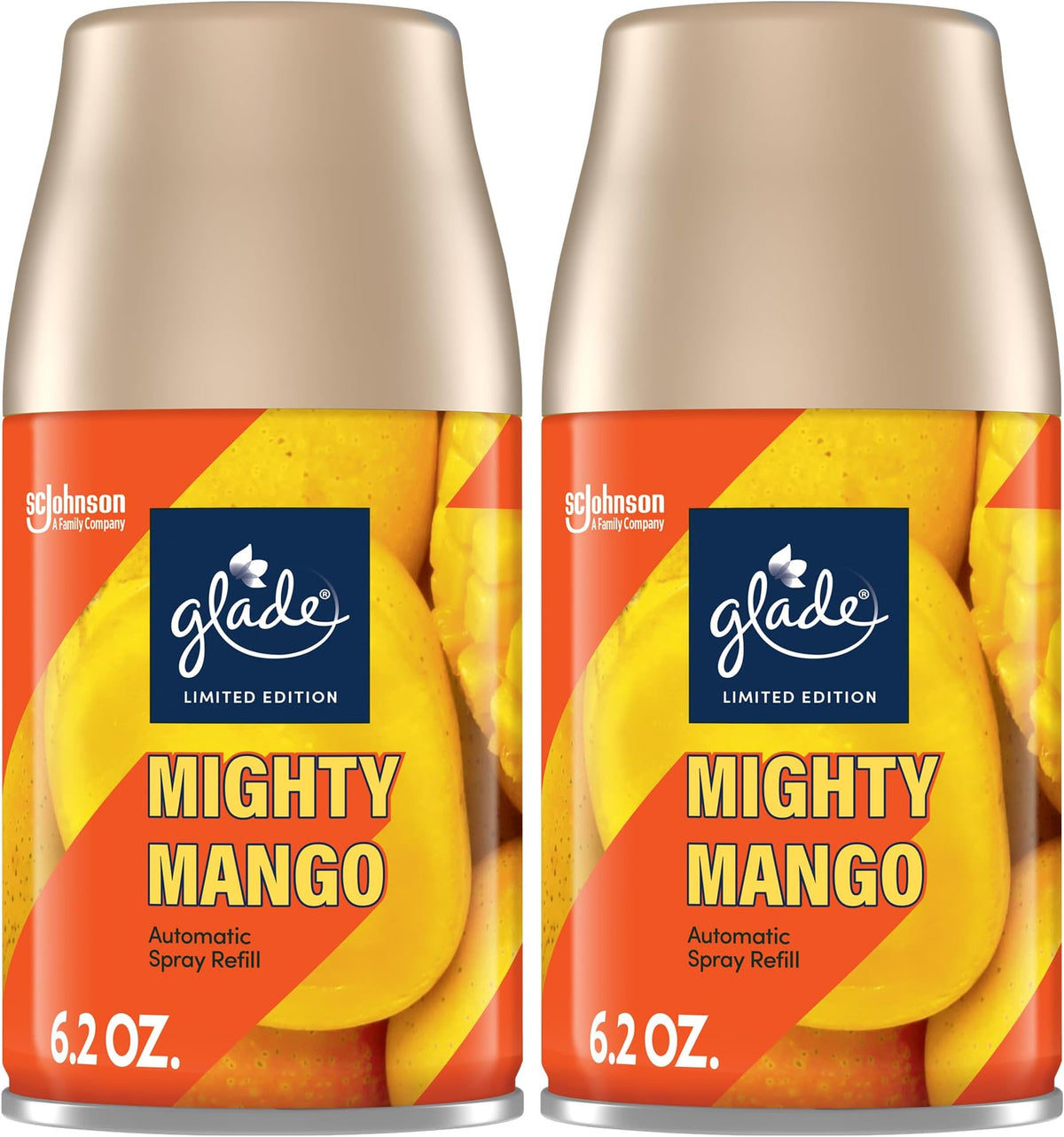 Glade 2CT Automatic Spray Refills LTO - Mighty Mango, 6.2 oz — 3 Per Case