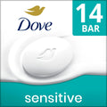 Dove Fragrance-Free Beauty Bar for Sensitive Skin, 14 Bars/24pk