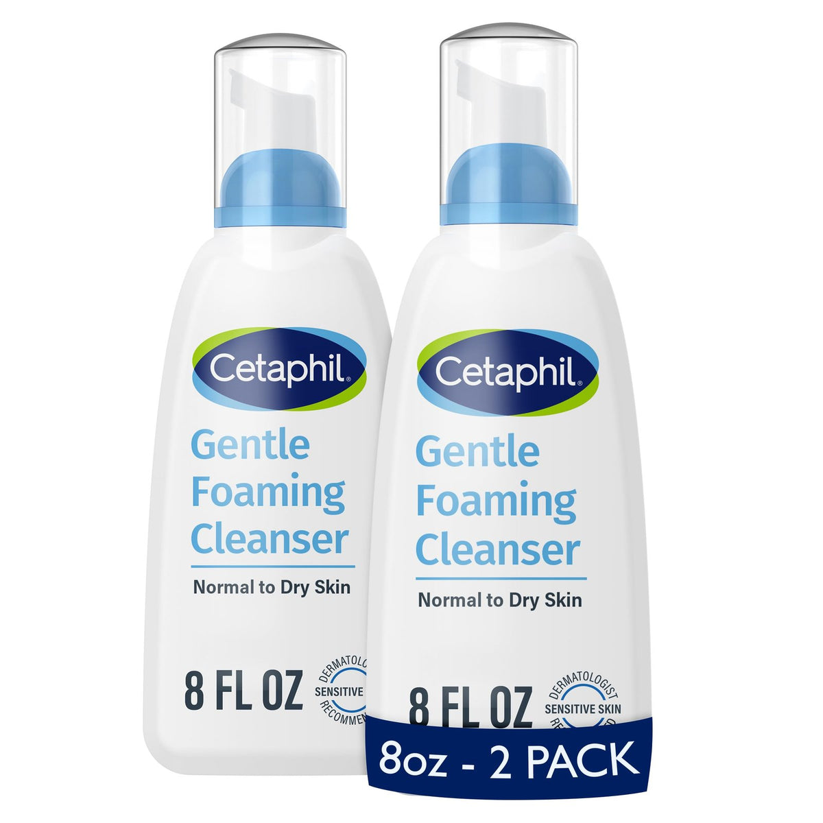 Cetaphil Foaming Cleanser Oil Free (8 oz, 2 Pack)/12pk
