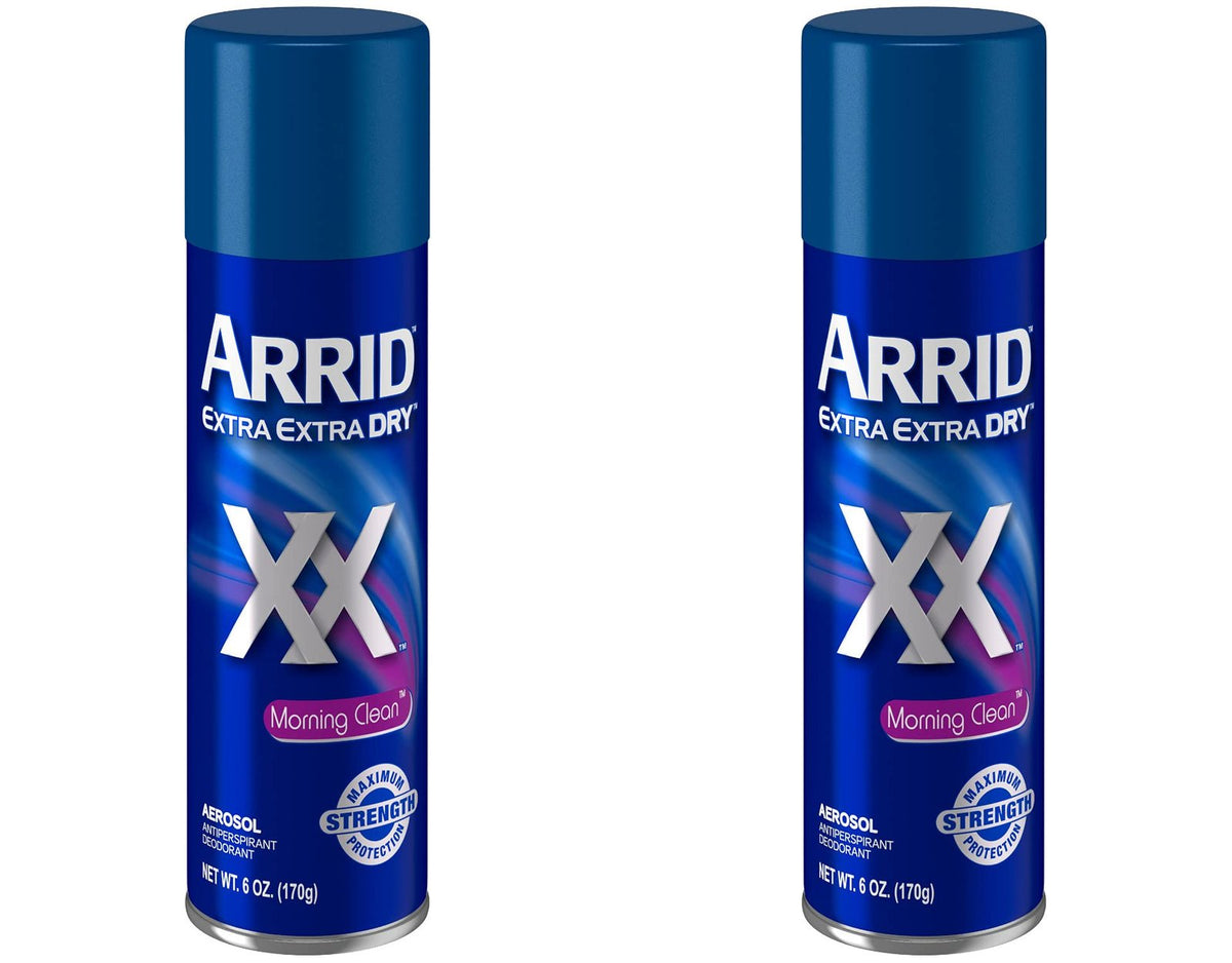 Arrid Aerosol Deodorant Morning Clean (6 oz, 2 Pack)/12pk