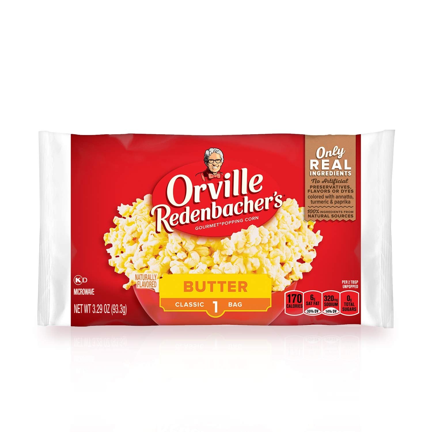 Orville Redenbacher’s Butter Popcorn (3.29 oz)/12pk