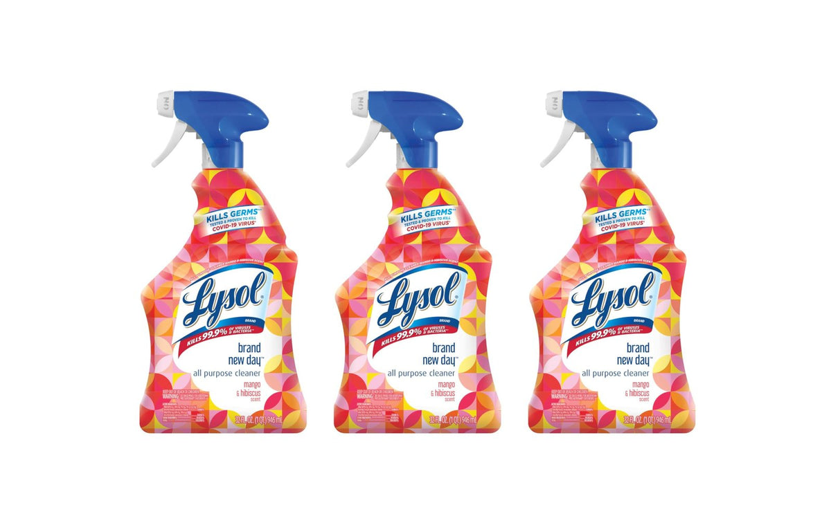Lysol All-Purpose Cleaner Mango & Hibiscus (32 oz, 3-pack)/9pk