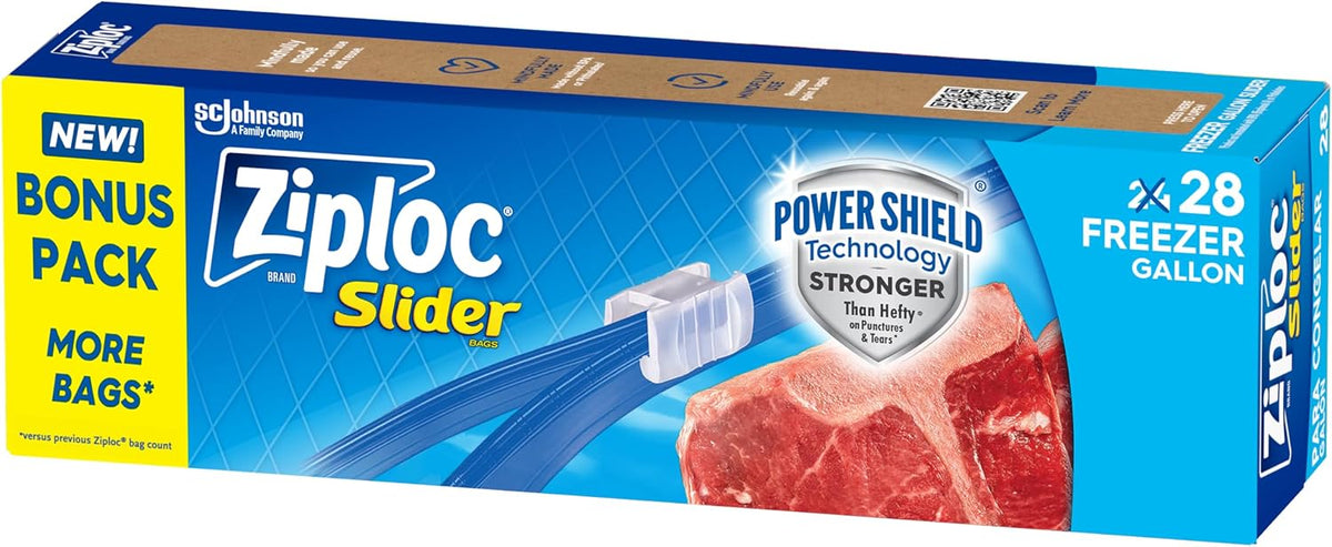 Ziploc Suso Storage Gallon, 28 Count — 6 Per Case