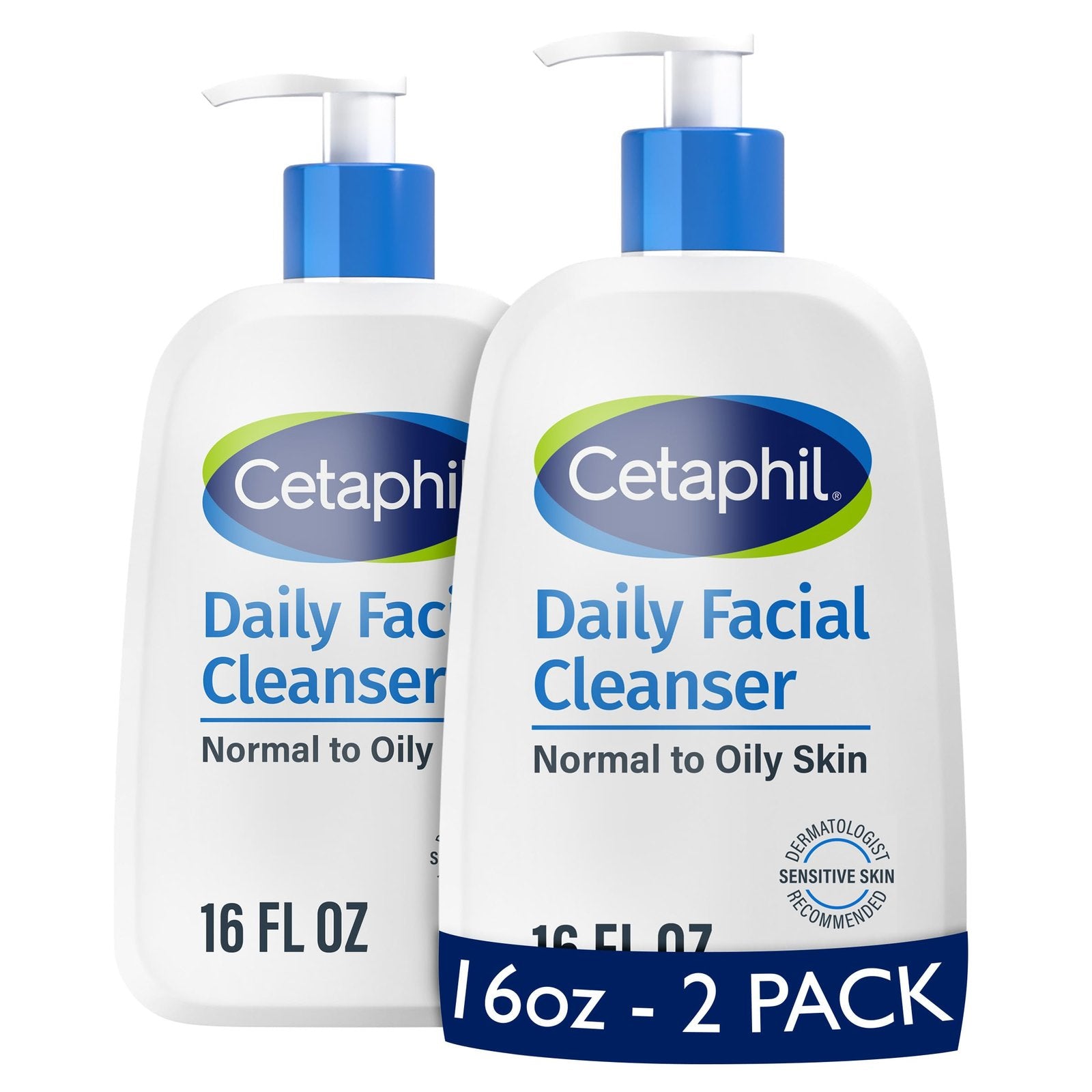 Cetaphil Daily Facial Cleanser (16 oz, 2 Pack)/12pk