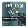 Trojan BareSkin Raw Ultra Thin Condoms (24 Count)/48pk