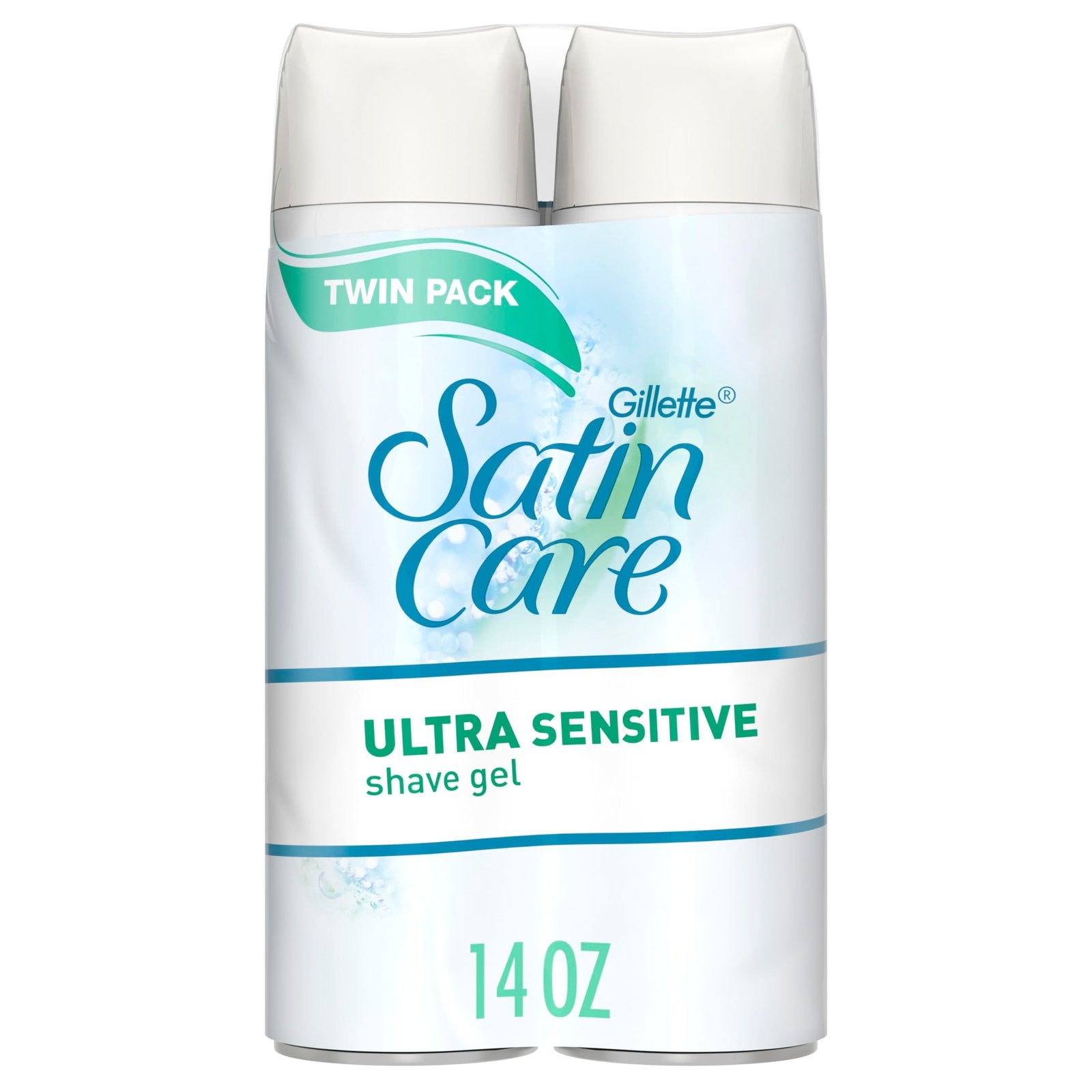 Gillette Satin Care Shave Gel Fragrance Free (7 oz, 2 pk)/3pk