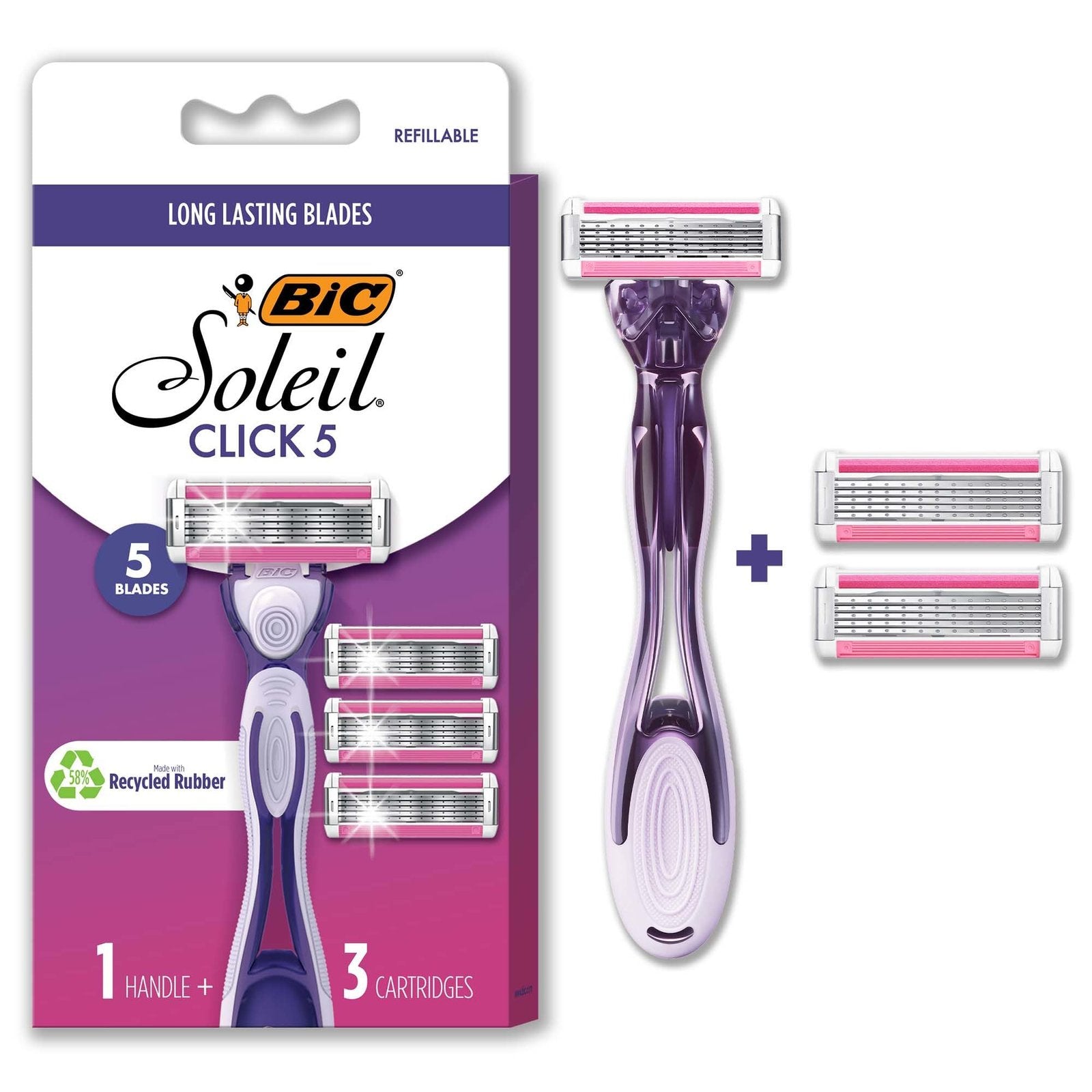 BIC Soleil Click 5 Women's Razors (4 Piece Set)/72pk