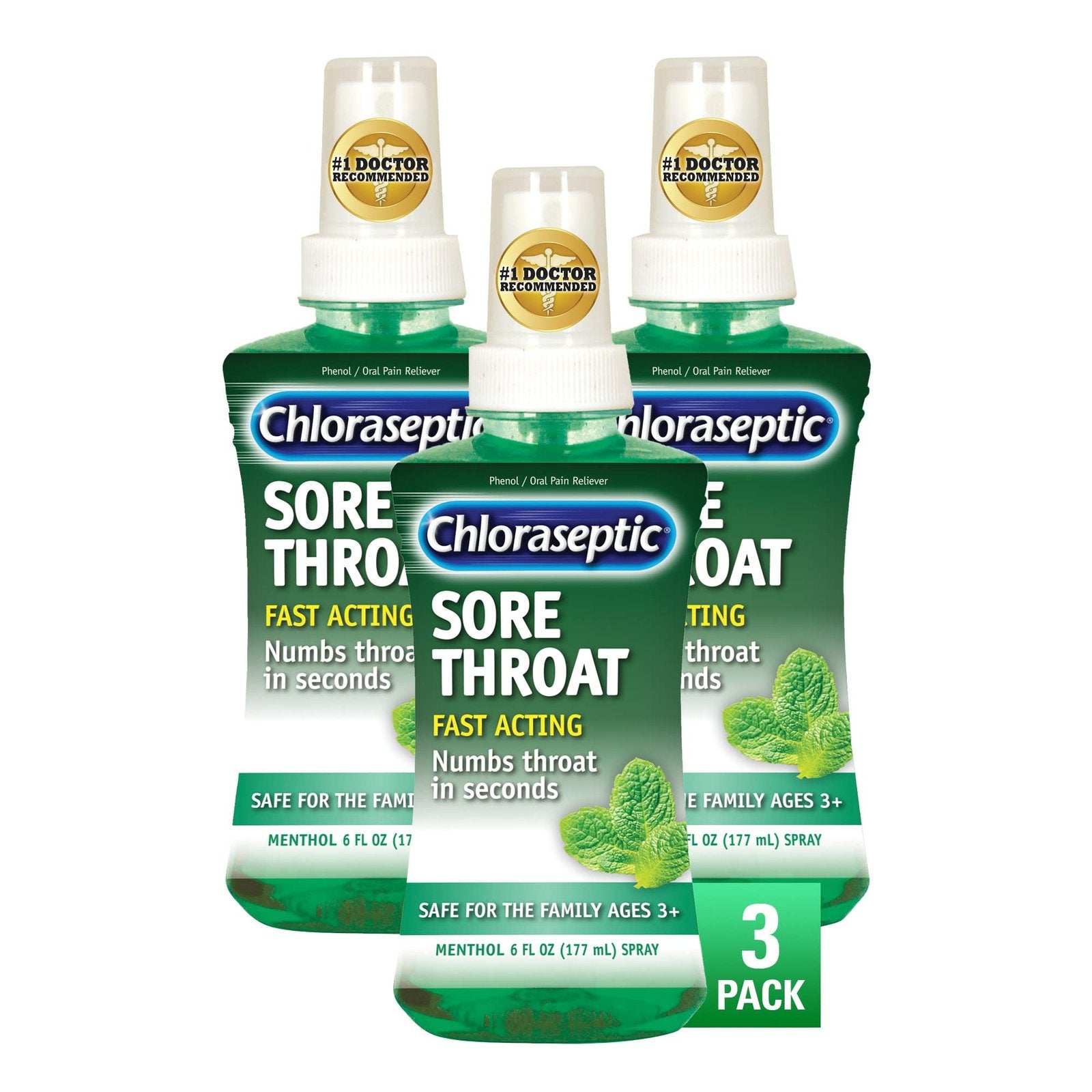 Chloraseptic Throat Spray (6 oz)/12pk