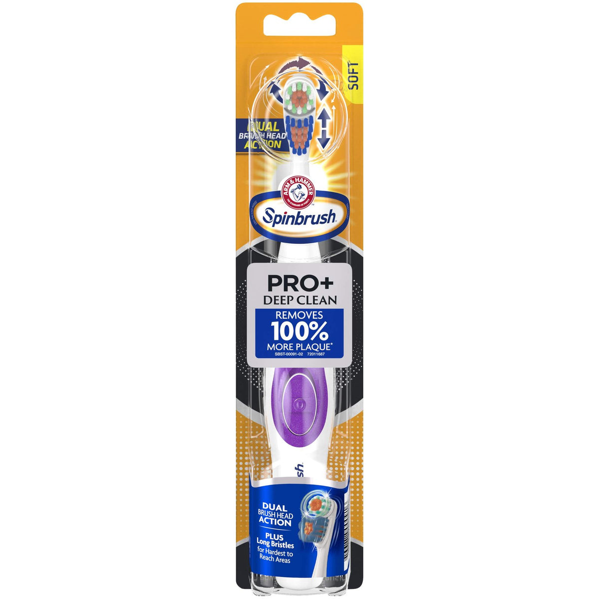 Spinbrush Truly Radiant Toothbrush Deep Clean/24pk