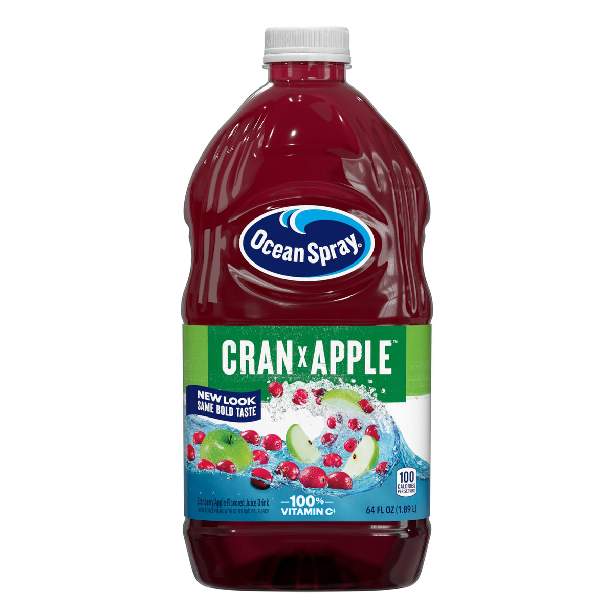 Ocean Spray Cranberry Apple Juice, 64 Fluid Ounce — 8 Per Case
