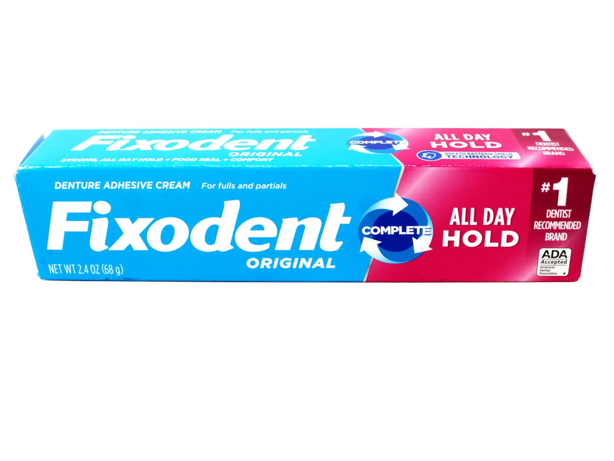 Fixodent Denture Adhesive Cream Original (2.4 oz)/24pk