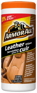 Armor All Leather Wipes (30 Count)/6pk