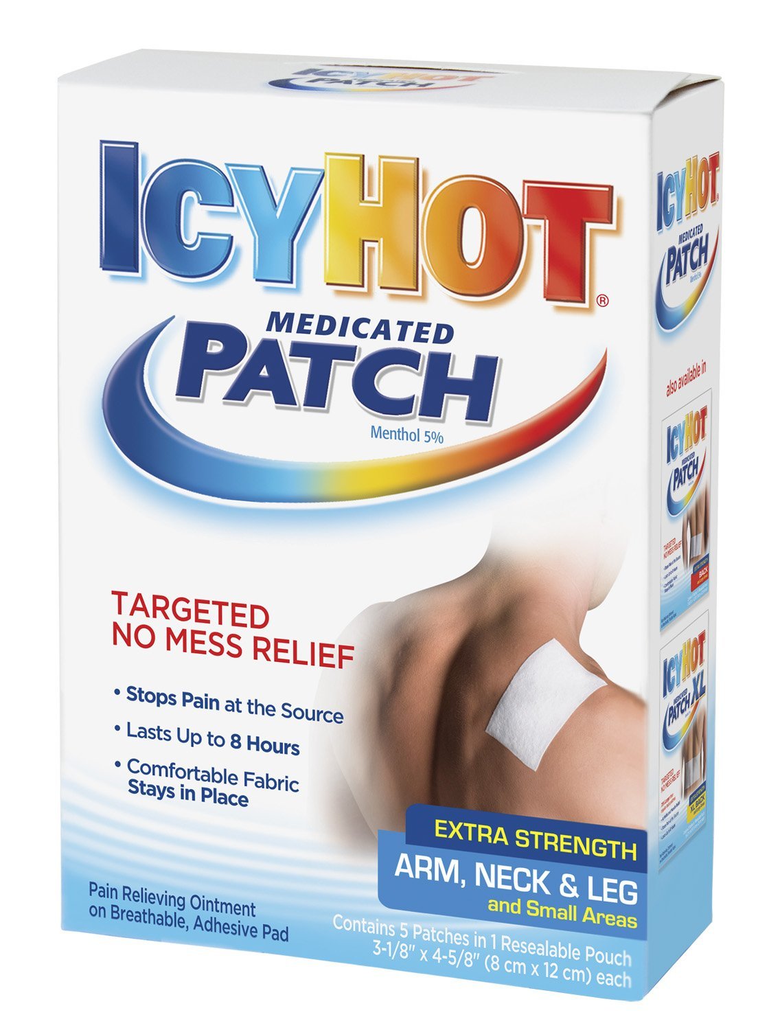 Icy Hot Extra Strength Medicated Patch Small (5 ct)/24pk