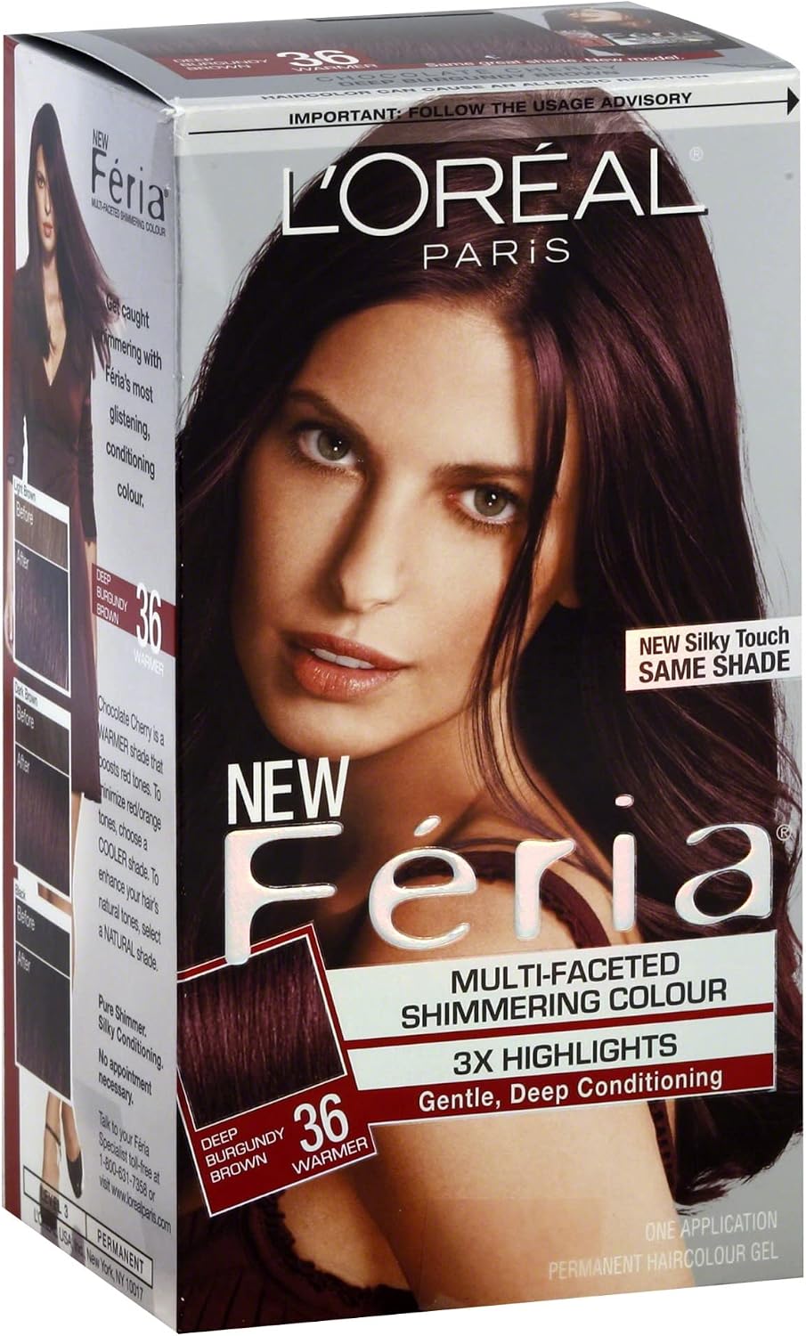L'Oreal Feria #36 Chocolate Cherry — 12 Per Case