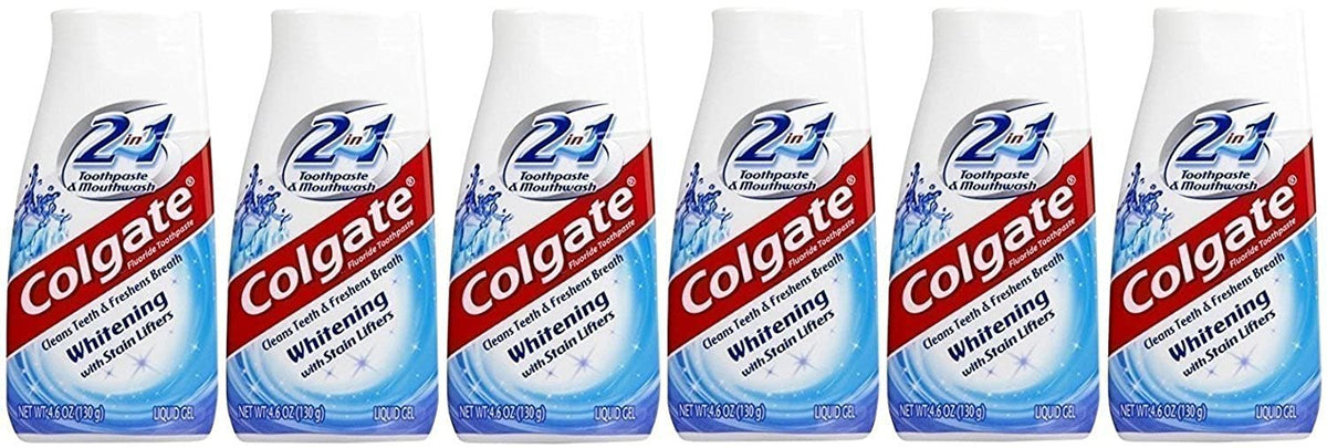 Colgate 2-in-1 Whitening Toothpaste (4.6 oz, 6 Pack)/12pk