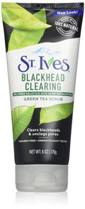 St. Ives Blackhead Clearing Face Scrub Green Tea (6 oz, 3 Pack)/6pk