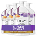 Olay Body Wash Age Defying with Vitamin E (33 oz, 4 Pack)/4pk