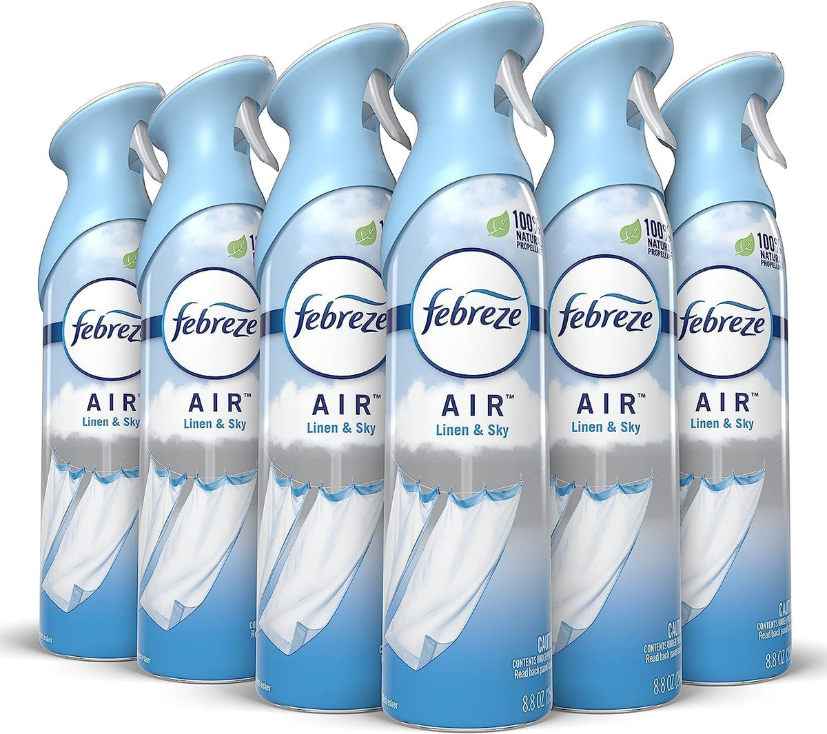 Febreze 8.8 oz Air Linen & Sky — Case of 6